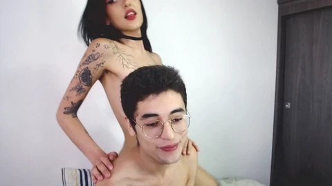 Hotties, guy fucks shemale